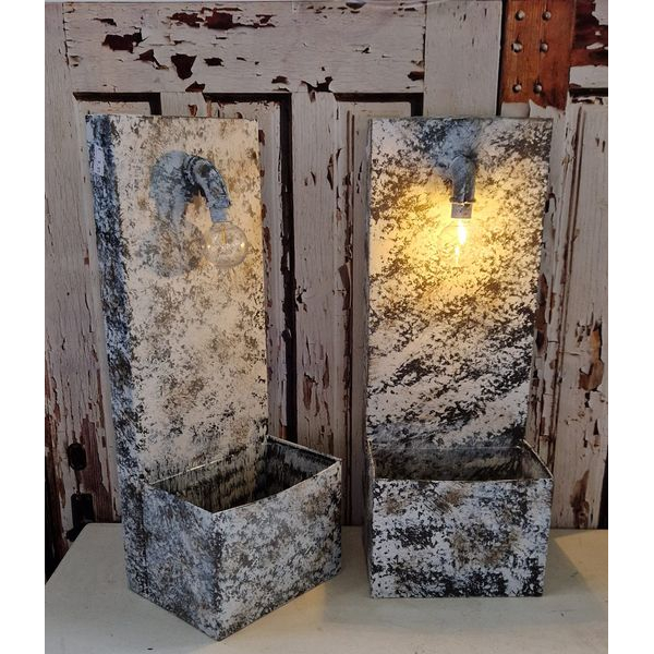 Plantenbakken met lampje